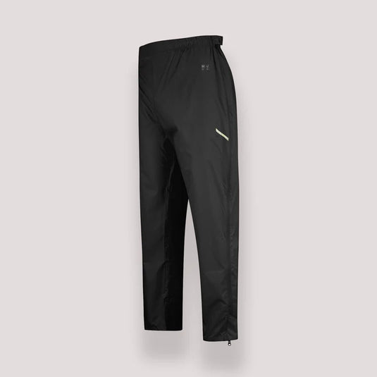 Mac in a sac - full zipper regenbroek - zwart - maat m