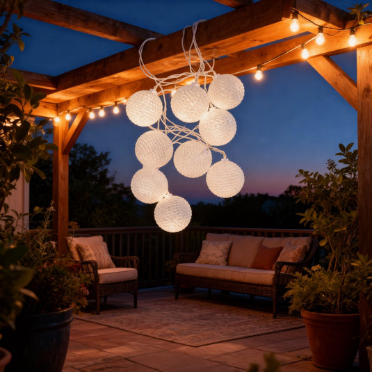 Arti casa snoer met 10 led-bolletjes