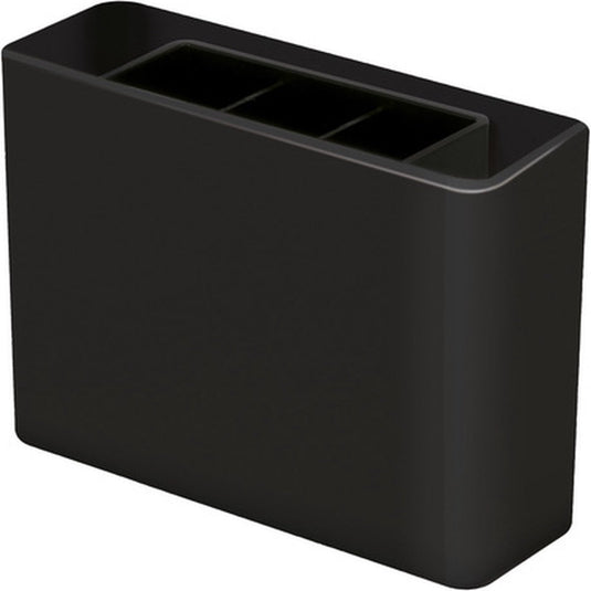 Han pennenkoker - smart line - 3-vaks - hoogglanzend zwart - ha-92120-13