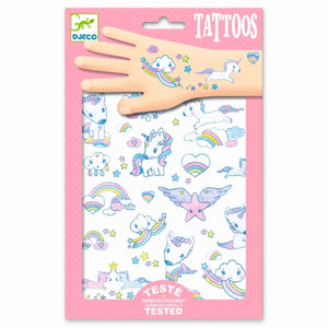 Djeco plak tattoos | eenhoorn | voor kinderen