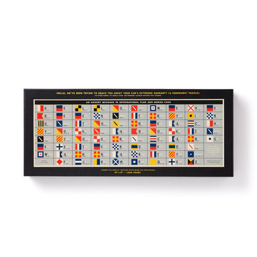 An urgent message 1,000 piece panoramic puzzle