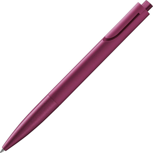Lamy noto bordeauxrood balpen | kunststof in driehoeksvorm | clip geïntegreerd in behuizing | inclusief grootvulmine m 16 zwart – schrijfdikte m