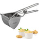 Westmark pureepers, met ronde gaatjes, roestvrij staal, lengte: 30 cm, triangel, zilver, 61262260