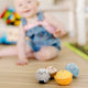 Melissa doug rollables safarivriendjes speelgoed - sensorische ballen voor baby's en peuters