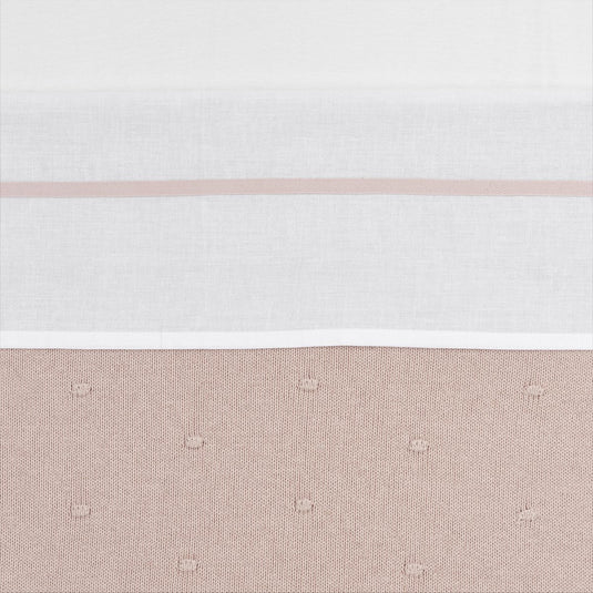 Meyco baby bies ledikant laken - soft pink - 100x150cm - 0.3 tog