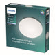 Philips led philips suede plafonnière - koelwit licht - 28cm