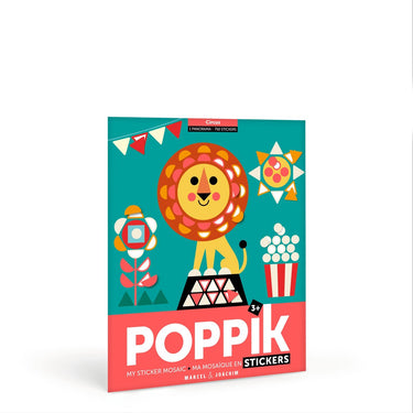 Poppik sticker poster voor kinderen - [ - my poster] circus - vanaf 3 jaar