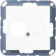 Jung as500 insteekplaat schakelmateriaal - a562ww - e32qm