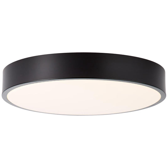 Brilliant slimline - plafondlamp - led 13w - 3000k - wit zwart