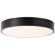 Brilliant slimline - plafondlamp - led 13w - 3000k - wit zwart