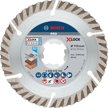 Bosch accessories 2608615165 diamanten doorslijpschijf diameter 115 mm 1 stuk(s)