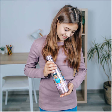 Undercover barbie drinkfles rvs 450ml multicolor kindvriendelijk.