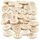 Creativ company cc houten knopen 15 mm 50 stuks