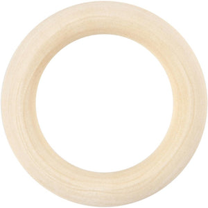 Creativ company cc ring hout 55 mm 6 stuks