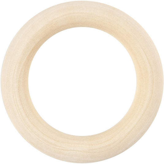 Creativ company cc ring hout 55 mm 6 stuks