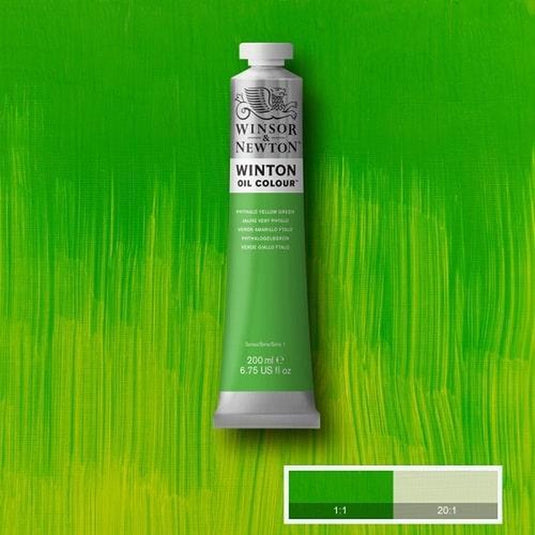 Winsor newton winton olieverf 200 ml - 403 phthalo geelgroen