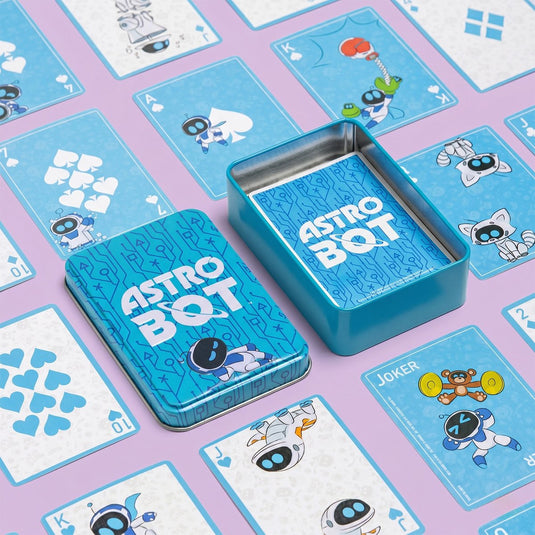 Paladone astro bot kaartspel in blikje