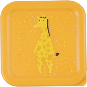 Trixie | set van 3 snackdozen  mr. giraffe  3-delige snackbox  makkelijk te openen  ideaal voor kinderen