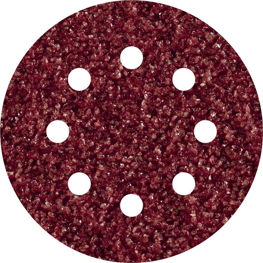 Wolfcraft - schuurpapier korrel 40 – 115mm – 25 stuks – voor schuurmachines – klittenbandbevestiging - 2269100