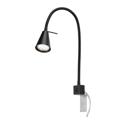 Briloner tuso - wandlampe - bedlampe - incl. warm wit licht 3.000 k - gu10 - zwart - metaal - 40.3 x 21.7 x 5.8 cm