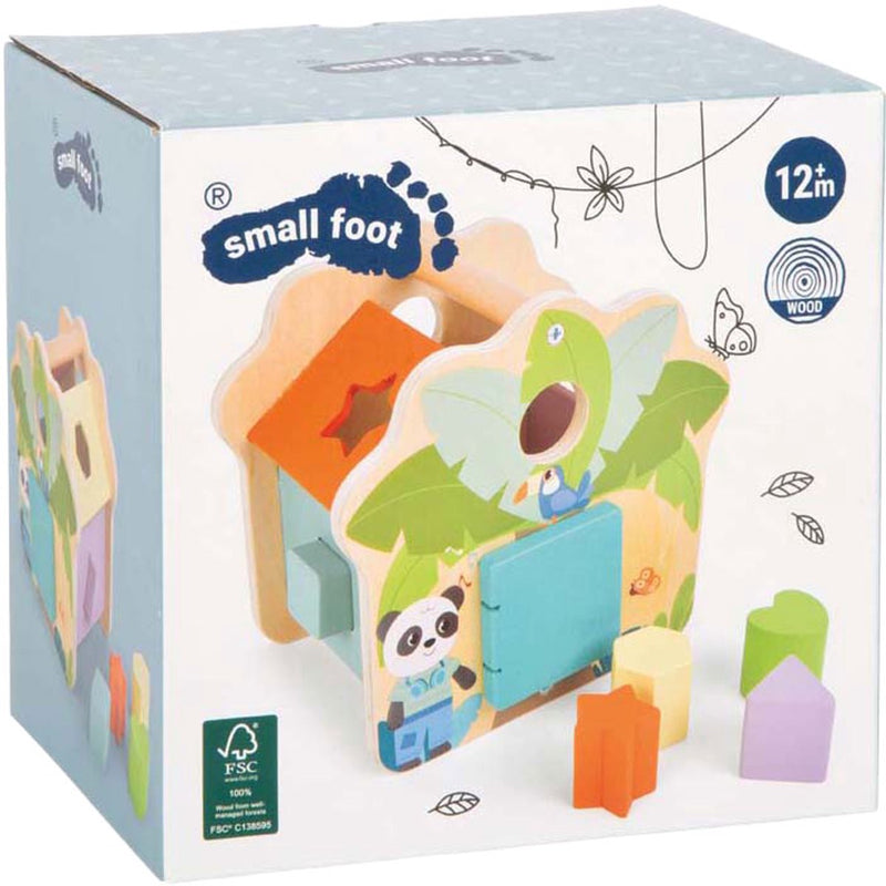 Load image into Gallery viewer, Small foot - houten vormenstoof jungle friends fsc
