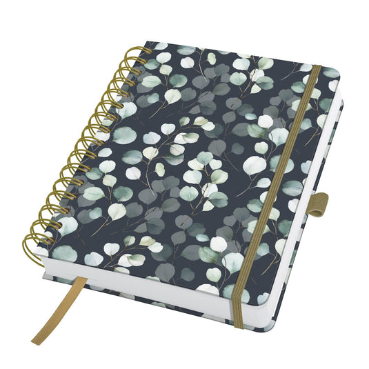 Sigel spiraal notitieboek - a5 - jolie - eucalyptus night - 240 pagina's - dots - 120 grams papier - si-jn657