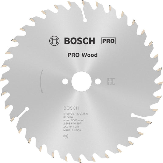 Bosch cirkzb opt 160x20 16x2,6 36t wz