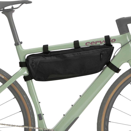 Bbb cycling frametas racefiets gravelbike 4 liter - waterbestendige bikepacking fietstas - verstelbaar - bikepacking tassen - middle mate medium bsb-142