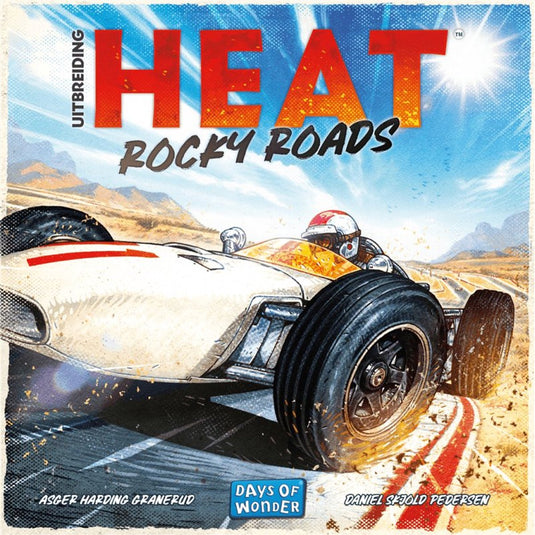 Days of wonder bordspel uitbreiding heat rocky roads racecircuit.