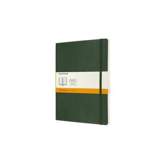Moleskine classic notitieboek - extra large - softcover - gelinieerd - mirte groen