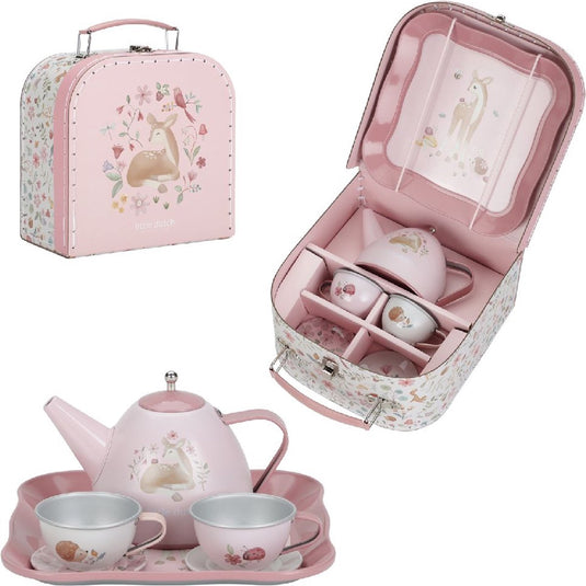 Rubo toys little dutch fairy garden theeservies in koffer