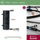 Paulmann plug shine kabel 15m 7 uitgangen ip68 zwart