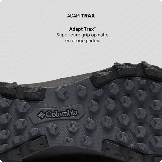 Columbia peakfreak ii outdry heren wandelschoenen - black, shark