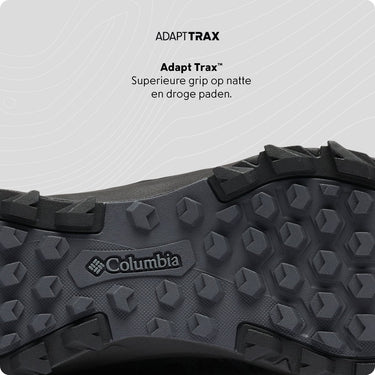 Columbia peakfreak ii outdry heren wandelschoenen - black, shark