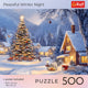 Trefl legpuzzel 500 stukjes kerstmis winternacht volwassenen.