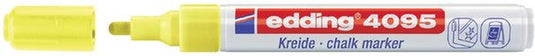Edding krijtstift 4095 rond neon geel 2-3mm | omdoos a 10 stuk | 10 stuks