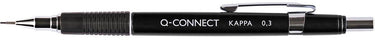Q-connect vulpotlood kappa 0,3 mm zwart 12 stuks
