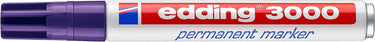 Edding 3000 permanent marker rond - violet - 1 stuk