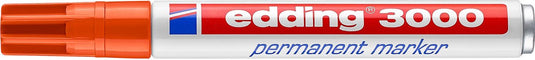 Edding 3000 permanent marker rond - oranje - 1 stuk