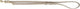 Trixie hondenriem pure verstelbaar leer lichtgrijs l-xl 200x2,5 cm
