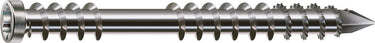 Spax terrasschroef, 5 x 50 mm, 360 stuks, fixeerschroefdraad, cilinderkop, t-star plus t25, cut-punt, roestvast staal a2 - 8000000276590