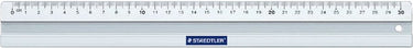 Staedtler - mars 563 - aluminium liniaal - 30 cm - met inktrand