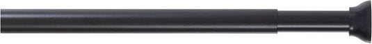 Sealskin - douchegordijnstang - uitschuifbaar - klemstang - 110-185 cm - zwart