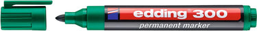 Permanent marker 300 edding ronde punt 1,5-3mm groen