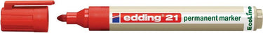 Creativ company viltstift edding 21 eco rond 1.5-3mm rood