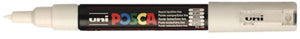 Posca markeerstiften pc-1m wit zwart (6 stuks)