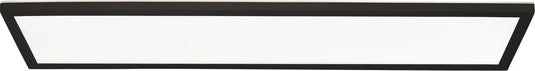 Brilliant sorell - plafondlamp badkamer - led 24w - cct - dimbaar - afstandsbediening - zwart wit