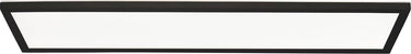 Brilliant milton - plafondlamp badkamer - led 24w - 4000k - ip44 - zwart wit