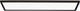 Brilliant milton - plafondlamp badkamer - led 24w - 4000k - ip44 - zwart wit