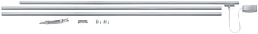 Paulmann urail basisset - 230v - chroom mat - 3x1 m rail + verbindingen + voeding